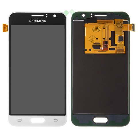 Pantalla LCD puede usarse con Samsung J120 Galaxy J1 2016 , blanco, con ajuste de brillo, Best copy, sin marco, Copy, TFT 