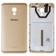 Panel trasero de carcasa puede usarse con Meizu Pro 6 Plus, dorada