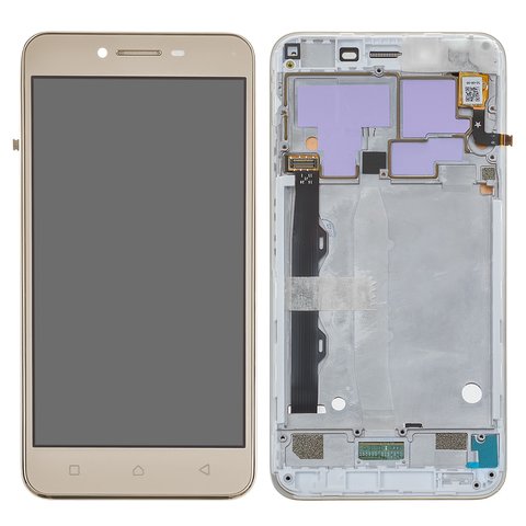 Pantalla LCD puede usarse con Lenovo A6020a46 Vibe K5 Plus, Lemon 3, dorado, Original PRC 