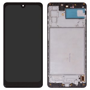 Pantalla LCD puede usarse con Samsung M515 Galaxy M51, negro, con marco, High Copy, con borde ancho, OLED 