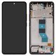 Pantalla LCD puede usarse con Xiaomi Redmi Note 14 5G, negro, con marco, Original (PRC), 24094RAD4G