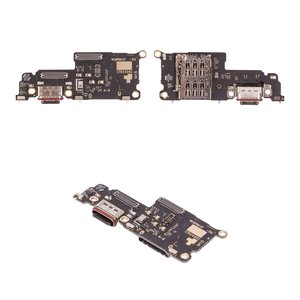 Cable flex puede usarse con Realme 12 Pro, 12 Pro Plus, del conector de carga, con componentes, High Copy, placa del cargador