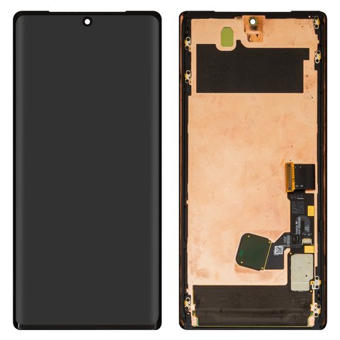 Pantalla LCD puede usarse con Google Pixel 6 Pro, negro, con marco, original vidrio reemplazado , GLUOG, G8VOU