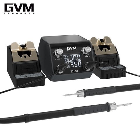Estación de soldadura GVM T210D, digital, 60 W