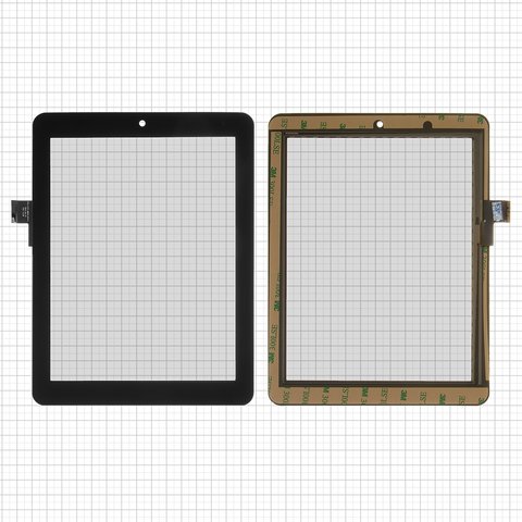 Сенсорний екран для China Tablet PC 8"; Prestigio MultiPad 2 Prime Duo 8.0 PMP5780D , MultiPad 8.0 Pro Duo PMP5580C , чорний, 148 мм, 51 pin, 197 мм, ємнісний, 8", #FPC CTP 0800 014 A1 FPC CTP 0800 014 A2
