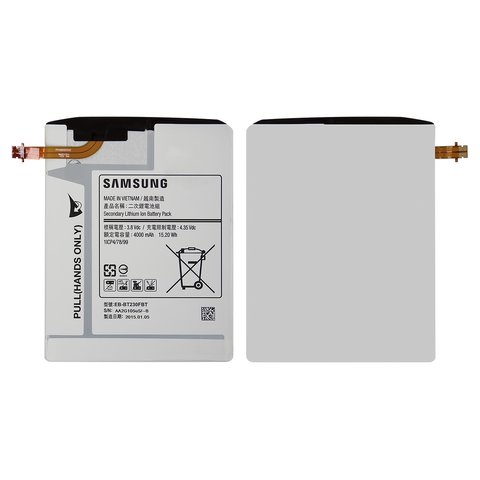 Акумулятор EB BT230FBT EB BT230FBE для Samsung T230 Galaxy Tab 4 7.0, Li ion, 3,8 В, 4000 мАг, Original PRC 