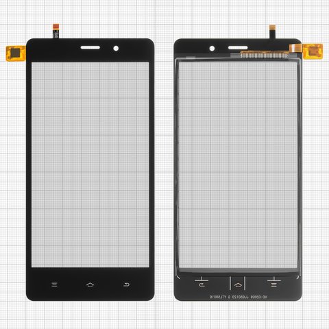 Сенсорный экран для Nomi i502 Drive, черный, #YTL50016 FPC A