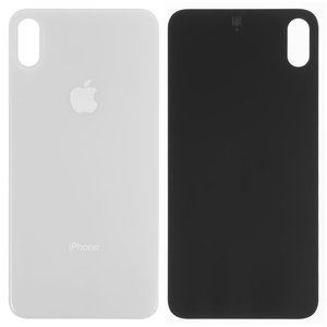 Задня панель корпуса для iPhone XS Max, біла, потрібно зняти скло камери, small hole