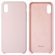 Чехол Baseus для iPhone XS, розовый, Silk Touch, #WIAPIPH58-ASL04