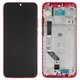 Дисплей для Xiaomi Redmi Note 7, Redmi Note 7 Pro, красный, с рамкой, Original, M1901F7G, M1901F7H, M1901F7I