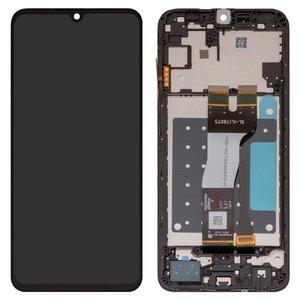 Дисплей для Samsung A057 Galaxy A05s, черный, с рамкой, Original PRC 