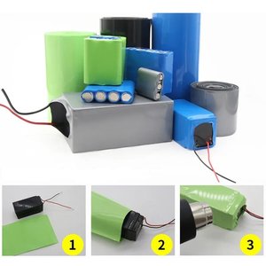 Термозбіжна трубка, 1 м, 30 мм, синя