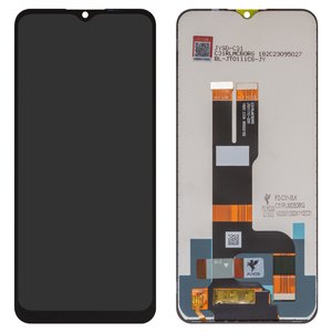 Дисплей для Realme C31, чорний, без рамки, FLYCDI, RMX3501