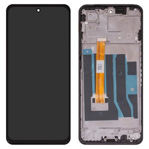 Дисплей для Realme C75 4G RMX3941, чорний, з рамкою, High Copy, 1540481072