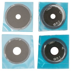 Стекло камеры для Xiaomi Poco C75, Redmi 14C 4G, Redmi A4, черное, без рамки, комплект 2 шт.