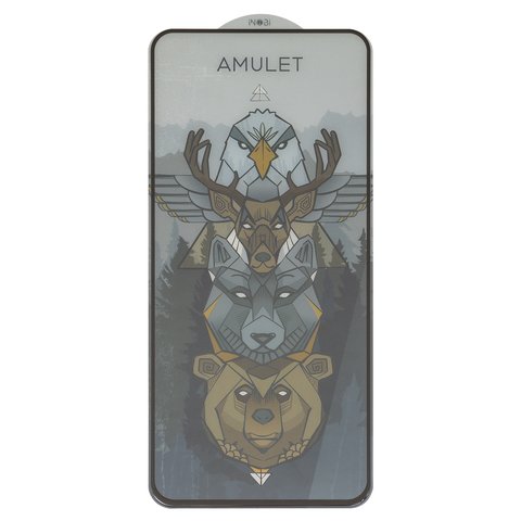 Защитное стекло iNobi Amulet для Motorola Moto E14, Moto G04, Moto G04s, Moto G24, Moto G24 Power, Full Glue, Anti Static, черный