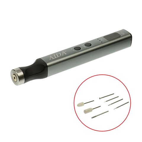 Полірувальна машина Aida E 108, з насадками, акумуляторна