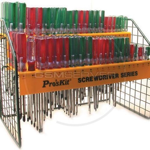Набор отверток Pro'sKit SW-2122 на демонстрационном стенде