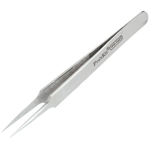 Пинцет Pro'sKit 1PK-102T с узкой рабочей частью (120 мм)