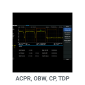 Licencias de software para medir ACPR, OBW, CP, TDP