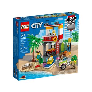 Конструктор LEGO City Пост спасателей на пляже 60328 